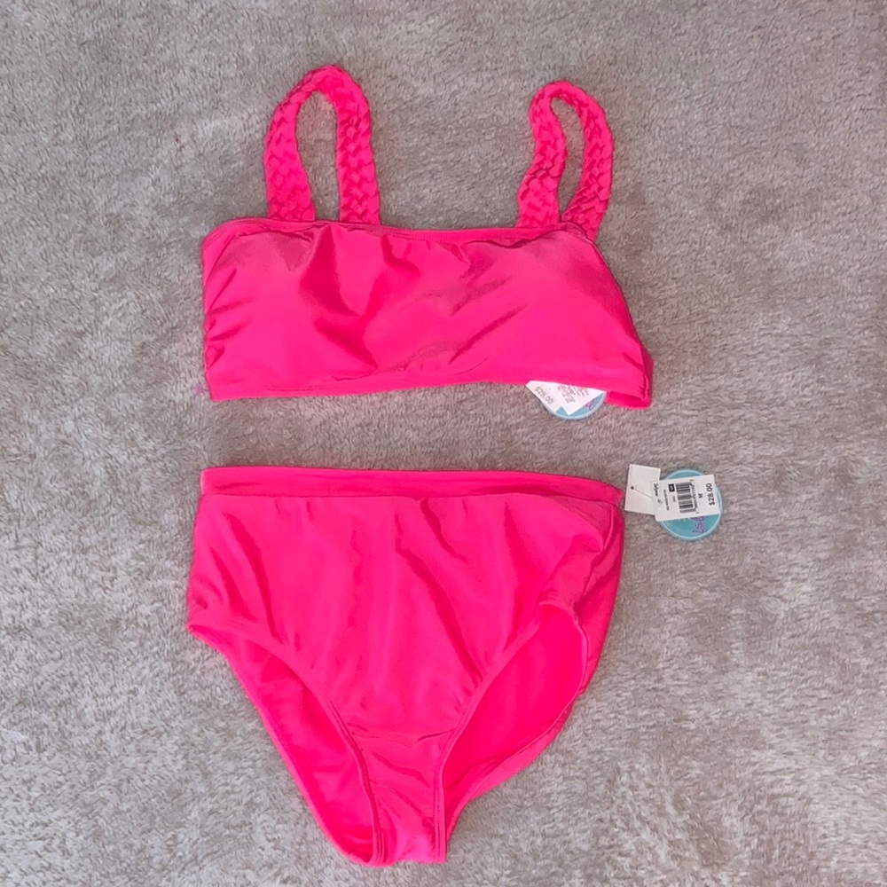 Pink Braided Bikini